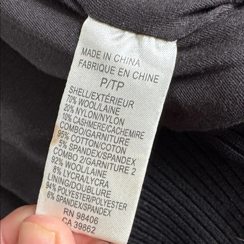 Theory Louina Amazing Wool Cashmere Zip Jacket Size P - Picture 5 of 7